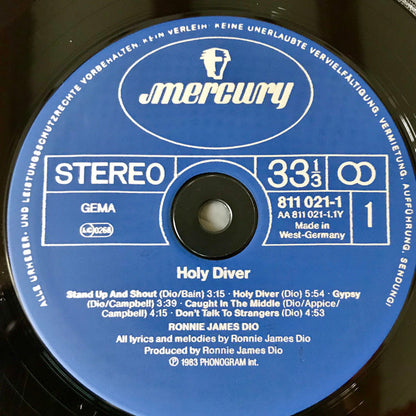 Dio (2) : Holy Diver (LP, Album)