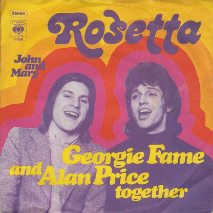 Georgie Fame And Alan Price : Rosetta (7", Single)