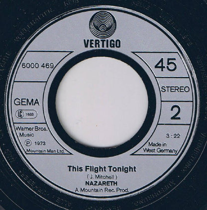 Nazareth (2) : Love Hurts / This Flight Tonight (7", Single)