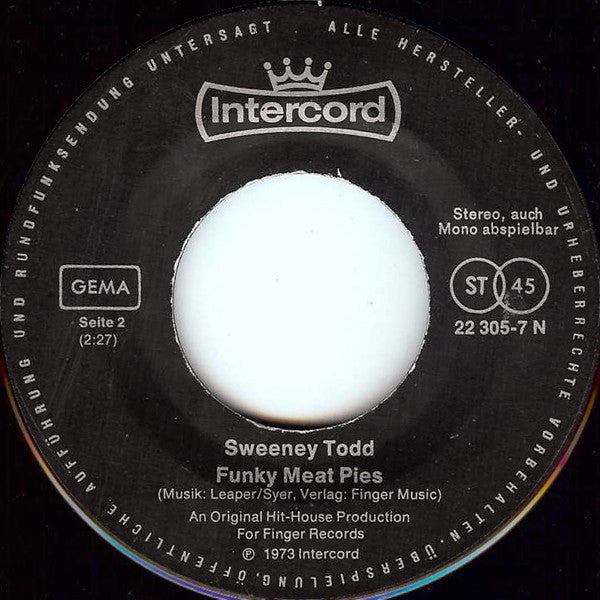 Sweeney Todd (2) : Demon Barber (7", Single)