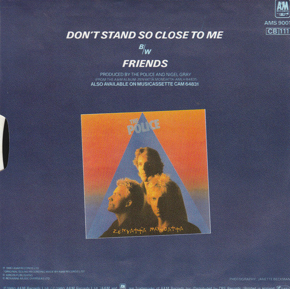 The Police : Don't Stand So Close To Me (7", Single)