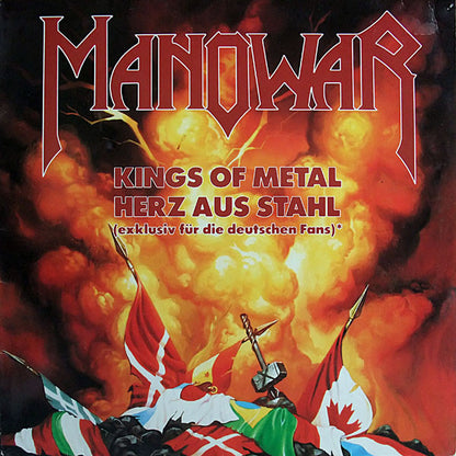 Manowar : Kings Of Metal / Herz Aus Stahl (12", Maxi)