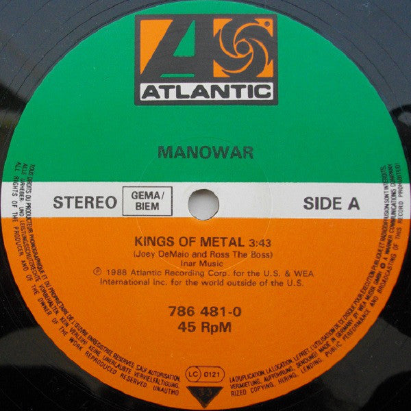 Manowar : Kings Of Metal / Herz Aus Stahl (12", Maxi)