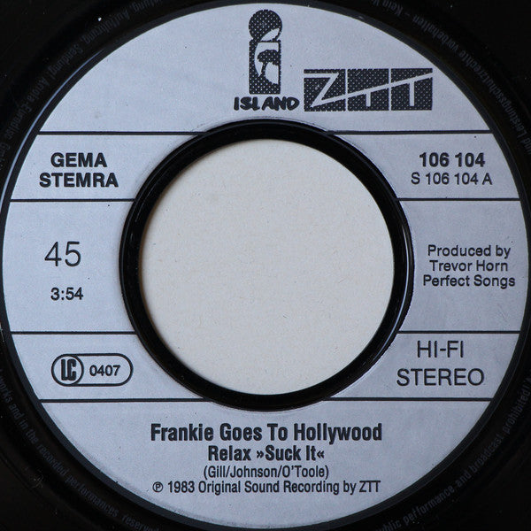 Frankie Goes To Hollywood : Relax (7", Single)