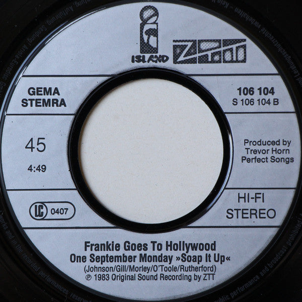 Frankie Goes To Hollywood : Relax (7", Single)