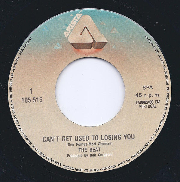 The Beat (2) : Can't Get Used To Losing You (1983 Remix Version) (7")