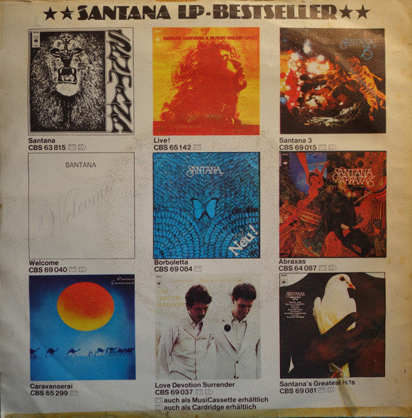 Santana : Mirage  (7", Single)