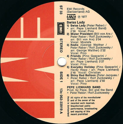 Pepe Lienhard Band : Swiss Lady (LP, Album)