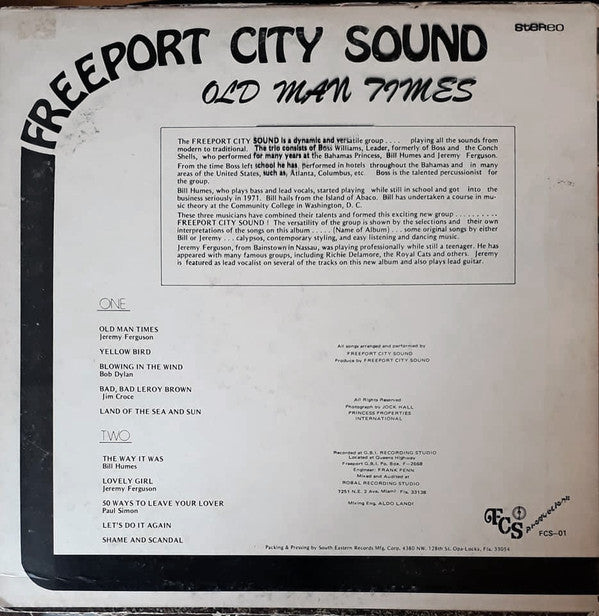 Freeport City Sound : Old Man Times (LP, Album)