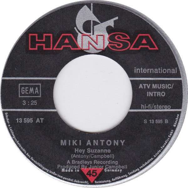 Miki Antony : We Made It Last Summertime (7")