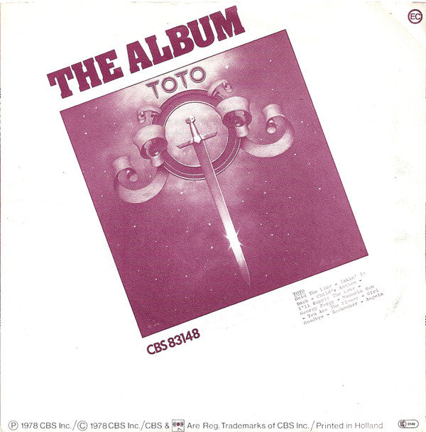 Toto : Hold The Line (7", Single)