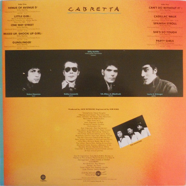 Mink DeVille : Cabretta (LP, Album)