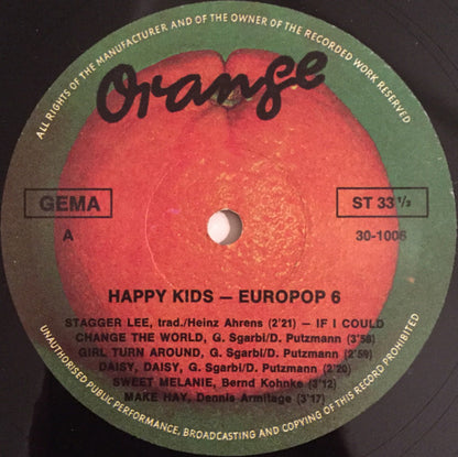 Europop 6 : Happy Kids (LP, Album)