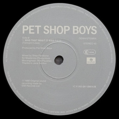 Pet Shop Boys : Opportunities (Let's Make Lots Of Money) (12", Maxi)