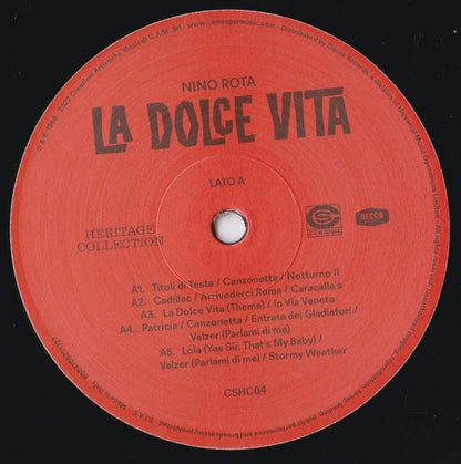 Nino Rota : Fellini's La Dolce Vita (2xLP, Album, RM)