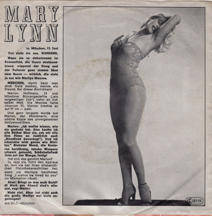 Mary Lynn : I Wanna Be Loved By You (7", Single)