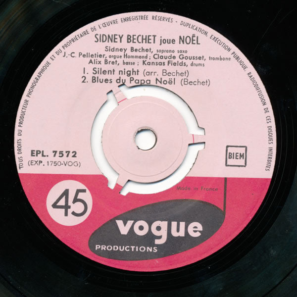 Sidney Bechet : Joue Noël (7", EP)