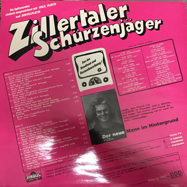 Zillertaler Schürzenjäger : Zillertaler Hochzeitsblues (LP, Album)