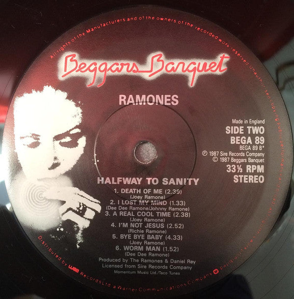 Ramones : Halfway To Sanity (LP, Album)