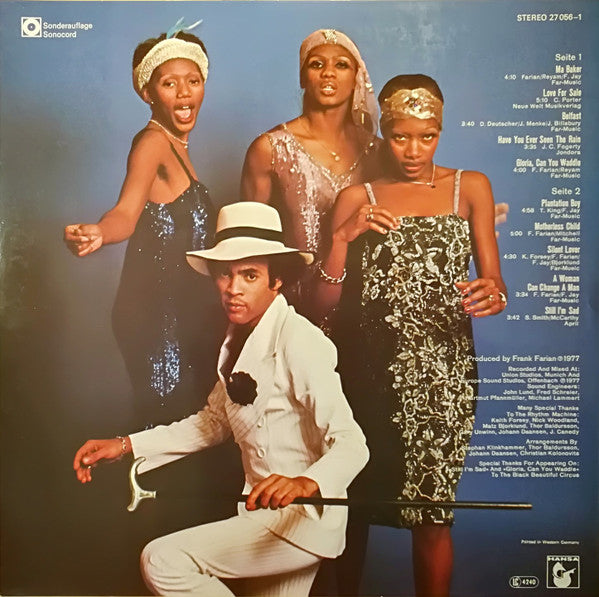 Boney M. : Love For Sale (LP, Album, Club)