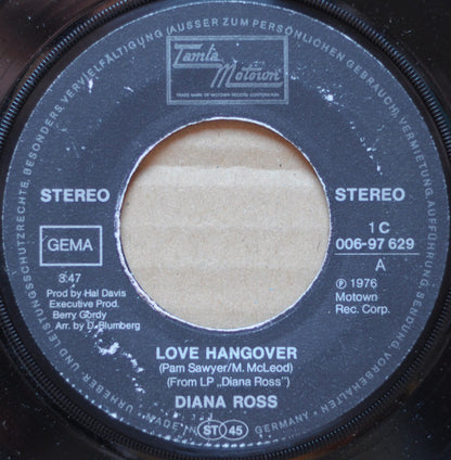 Diana Ross : Love Hangover (7", Single)