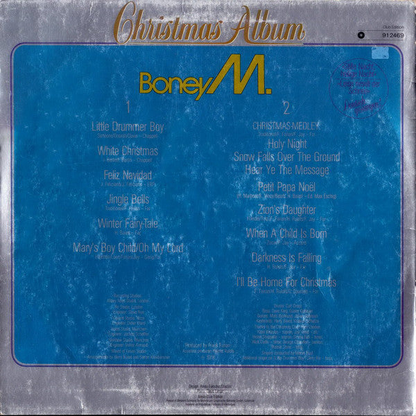 Boney M. : Christmas Album (LP, Album, Clu)