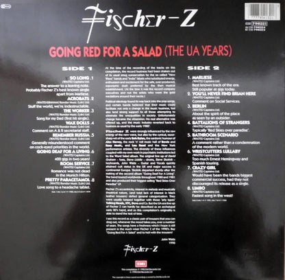 Fischer-Z : Going Red For A Salad (The UA Years) (LP, Comp)