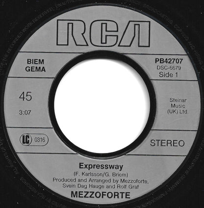 Mezzoforte : Expressway (7", Single)