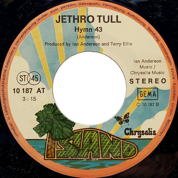 Jethro Tull : Locomotive Breath / Hymn 43 (7", Single, RP)