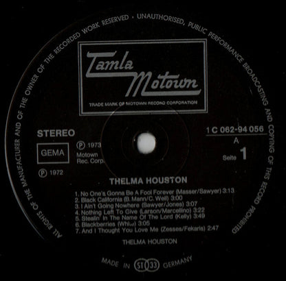 Thelma Houston : Thelma Houston (LP, Album)