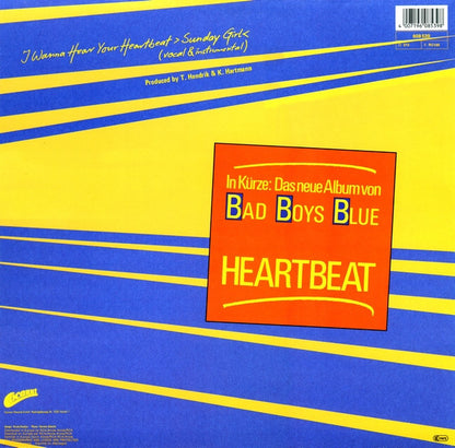 Bad Boys Blue : I Wanna Hear Your Heartbeat ›Sunday Girl‹ (12", Maxi)