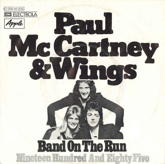 Paul McCartney & Wings* : Band On The Run (7", Single)