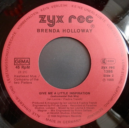 Brenda Holloway : Give Me A Little Inspiration (7", Single)