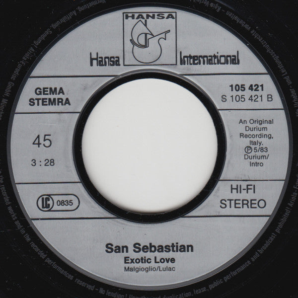 San Sebastian (3) : Sophia National (7", Single)