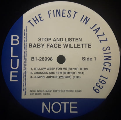 Baby Face Willette* : Stop And Listen (LP, Album, Ltd, RE, 180)