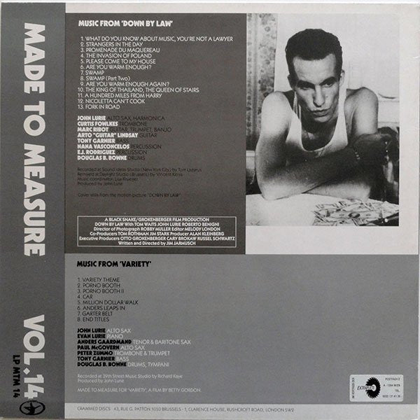 John Lurie : Original Soundtracks By John Lurie From Down By Law And Variety (Made To Measure Vol.14) (LP, Album, RE)