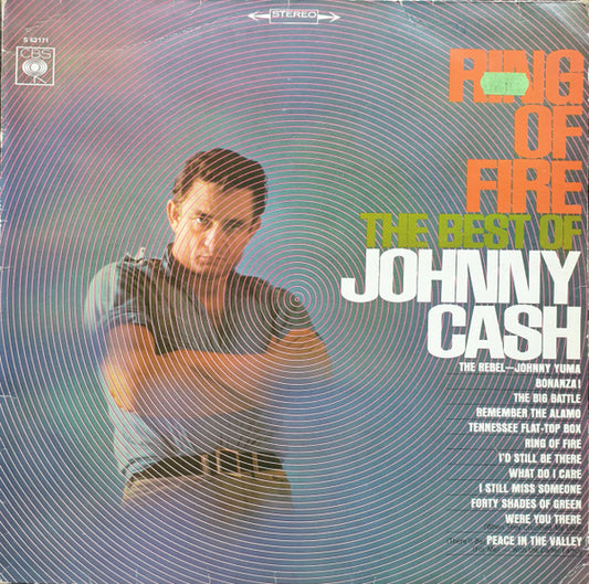 Johnny Cash : Ring Of Fire - The Best Of Johnny Cash (LP, Comp, RE)