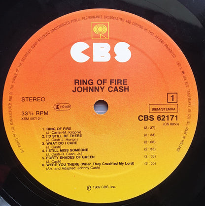 Johnny Cash : Ring Of Fire - The Best Of Johnny Cash (LP, Comp, RE)