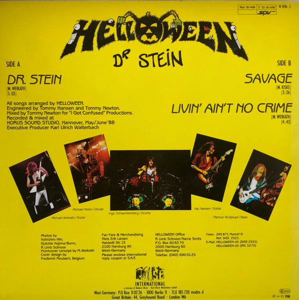 Helloween : Dr. Stein (12", Maxi)