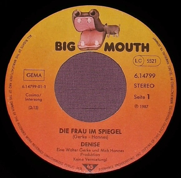 Denise (13) : Die Frau Im Spiegel (7", Single)