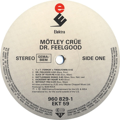 Mötley Crüe : Dr. Feelgood (LP, Album)