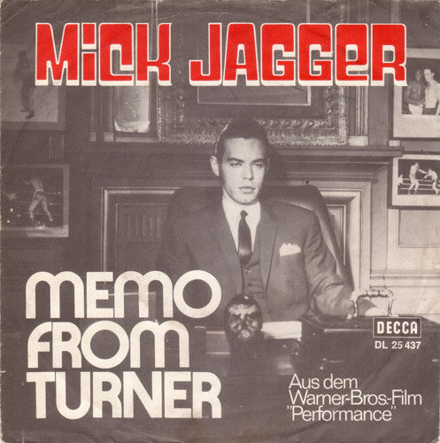 Mick Jagger : Memo From Turner (7", Single)