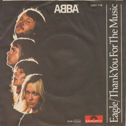 ABBA : Eagle / Thank You For The Music (7", Single, Inj)