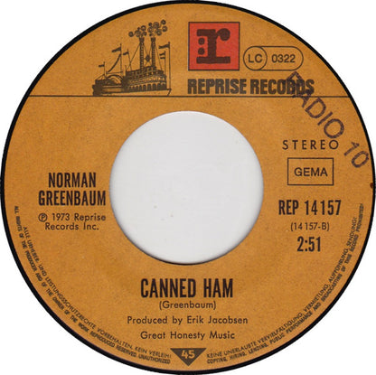 Norman Greenbaum : Spirit In The Sky / Canned Ham (7")