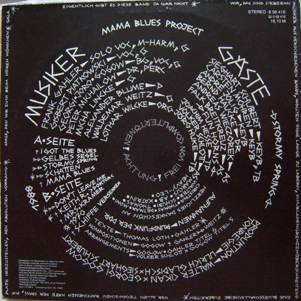 Mama Blues Project : Stormy Spring (LP, Album)