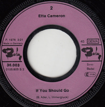 Etta Cameron : Wild Widow (7", Single)