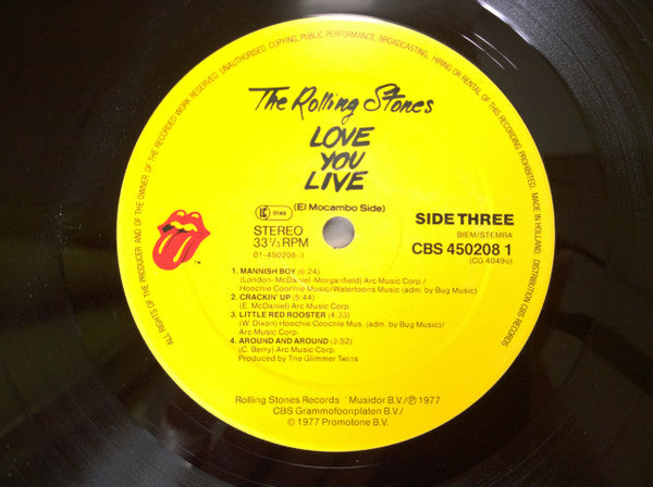 The Rolling Stones : Love You Live (2xLP, Album, RE, Gat)