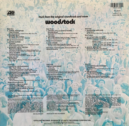 Various : Woodstock - Music From The Original Soundtrack And More (3xLP, Album, RE)