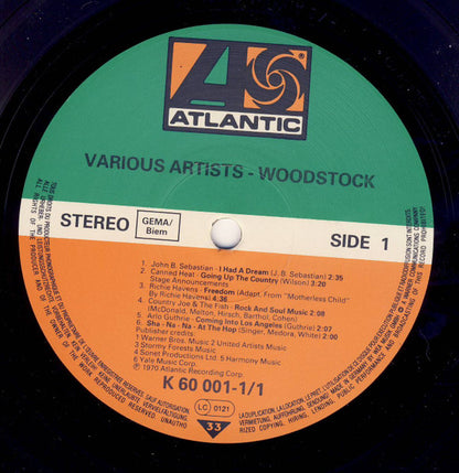 Various : Woodstock - Music From The Original Soundtrack And More (3xLP, Album, RE)