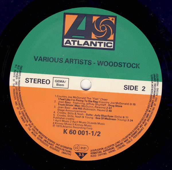 Various : Woodstock - Music From The Original Soundtrack And More (3xLP, Album, RE)